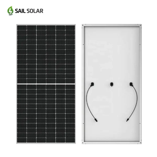 لوح شمسي SAS 470M-120H-470W 132 Cells 166mm